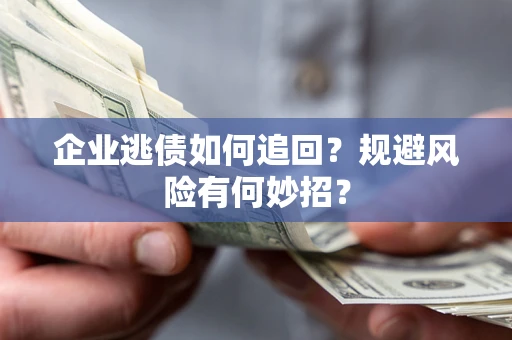 武汉企业逃债如何追回？规避风险有何妙招？