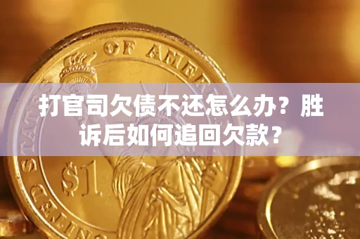 武汉打官司欠债不还怎么办？胜诉后如何追回欠款？