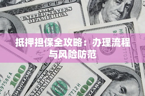 武汉抵押担保全攻略：办理流程与风险防范