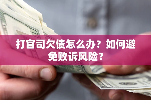 武汉打官司欠债怎么办？如何避免败诉风险？