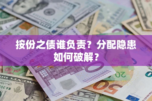 武汉按份之债谁负责？分配隐患如何破解？