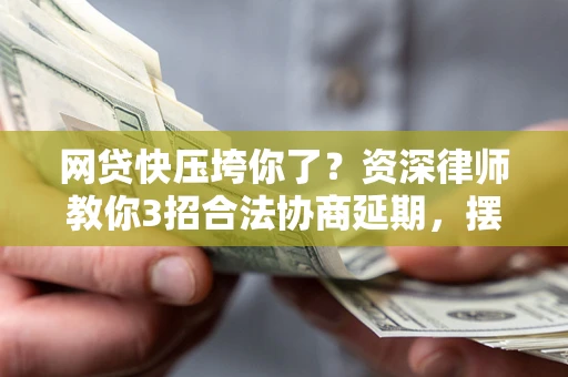 武汉网贷快压垮你了？资深律师教你3招合法协商延期，摆脱暴力催收！