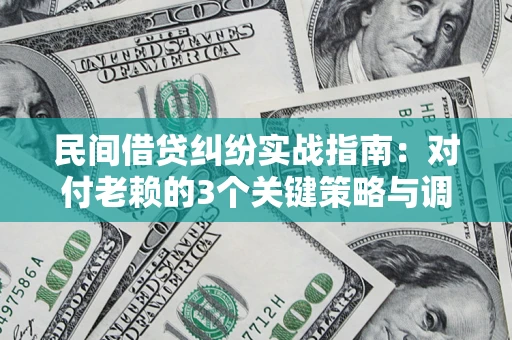武汉民间借贷纠纷实战指南：对付老赖的3个关键策略与调解盲区解析