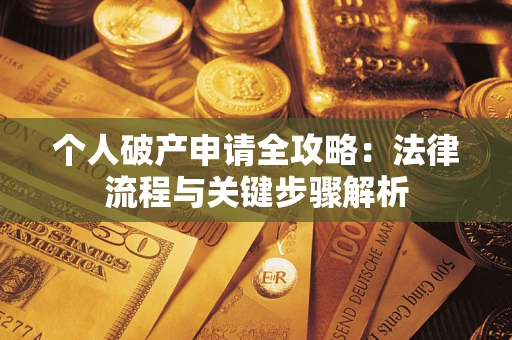 武汉个人破产申请全攻略：法律流程与关键步骤解析