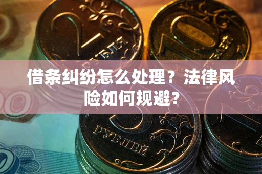 武汉借条纠纷怎么处理？法律风险如何规避？